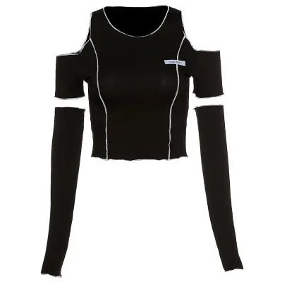 Naschkater X - Ray Crop Top // Techwear Aesthetic - Naschkater
