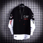 Naschkater Distressed Hoodie // Streetwear Overlay // - Naschkater