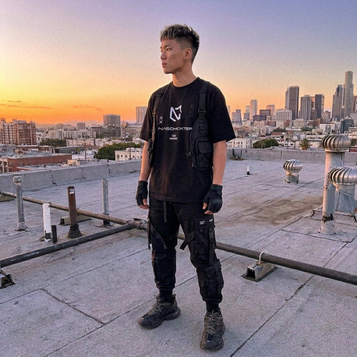 Naschkater Techwear 'The OG' Streetwear Oversized Shirt - Naschkater