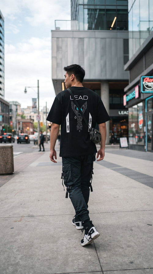 Naschkater Lead Original Techwear Streetwear Tshirt - Naschkater
