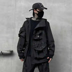 Naschkater Techwear Jacke // Urban Black - Naschkater