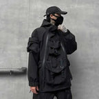 Naschkater Techwear Jacke // Urban Black - Naschkater