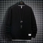 Cooler Herren-Hoodie mit Fake-Zweiteiler-Design, Frühling-Herbst Neue Koreanische Version, Modische Jugendliche Studenten-Jacke