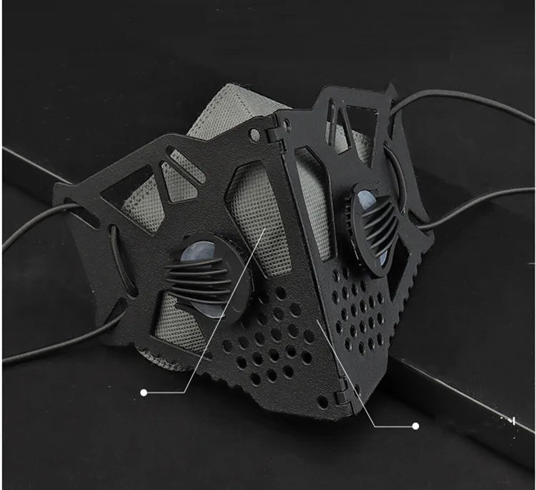 Naschkater Techwear Maske // Cyberpunk Atemschutz // - Naschkater
