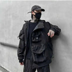 Naschkater Techwear Jacke // Urban Black - Naschkater