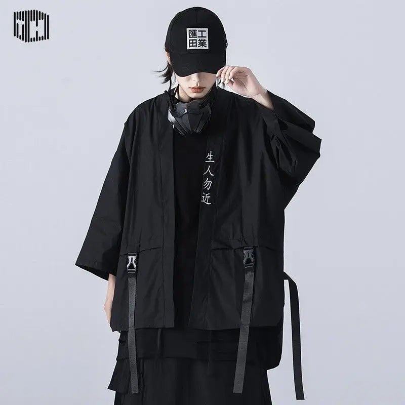 Naschkater Techwear Kimono // Black Samurai Style // Urban Fashion - Naschkater