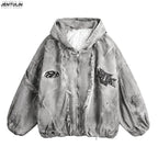 Herbst Winter Neue männer Flut Original Design Techwear High Street Fashion Trend Vintage Jacke Chic Casual Mäntel Männer Kleidung
