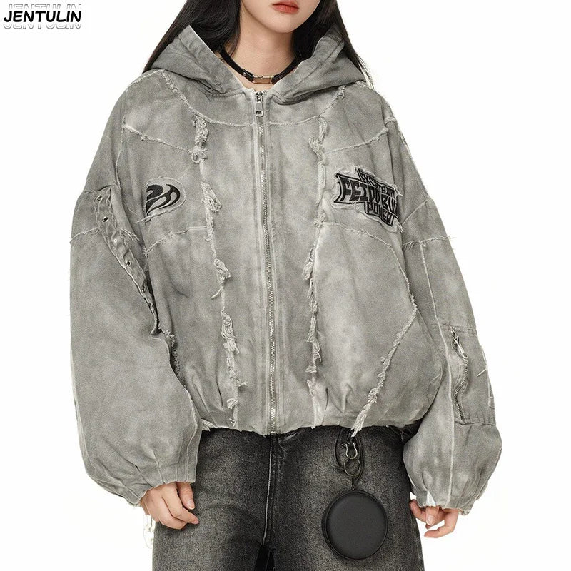 Herbst Winter Neue männer Flut Original Design Techwear High Street Fashion Trend Vintage Jacke Chic Casual Mäntel Männer Kleidung