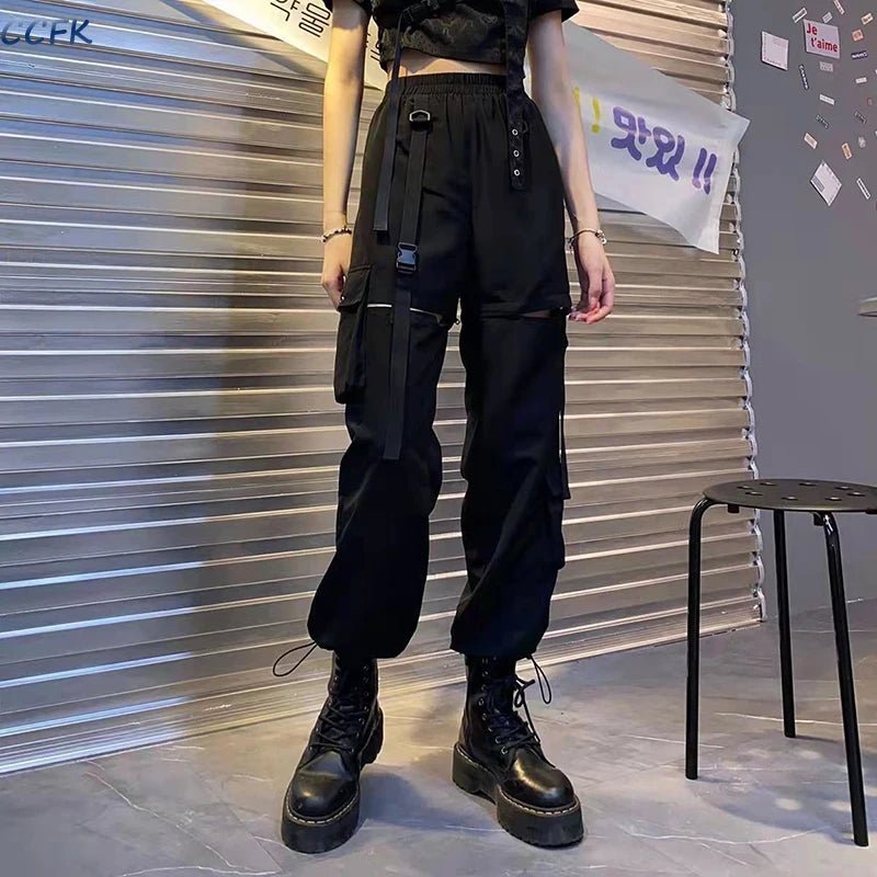 Naschkater Cut - Out Techwear Hose // Cyberpunk - Naschkater